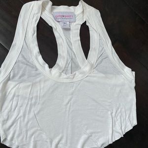 Cute booty lounge crop top